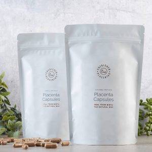 Simple & streamed placenta capsules