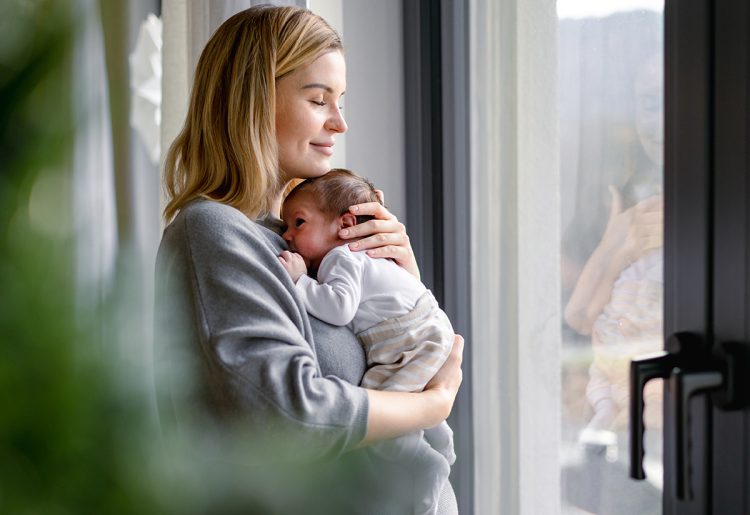 Happy Young Mother